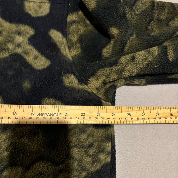 Billabong Crewneck Fleece Sweatshirt Size XL Camo 1/4 Quarter Zip Spring Fall - Picture 5 of 8